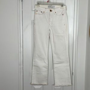 White Denim Pants